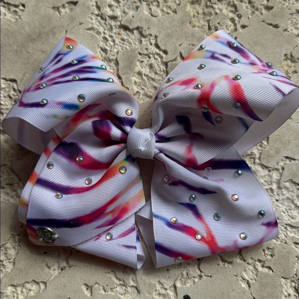 Hair bow Jojo Bow Colorful Bow with Rhinestones
